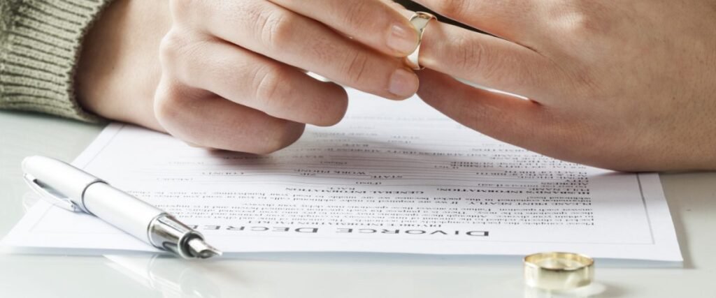 divorce papers
